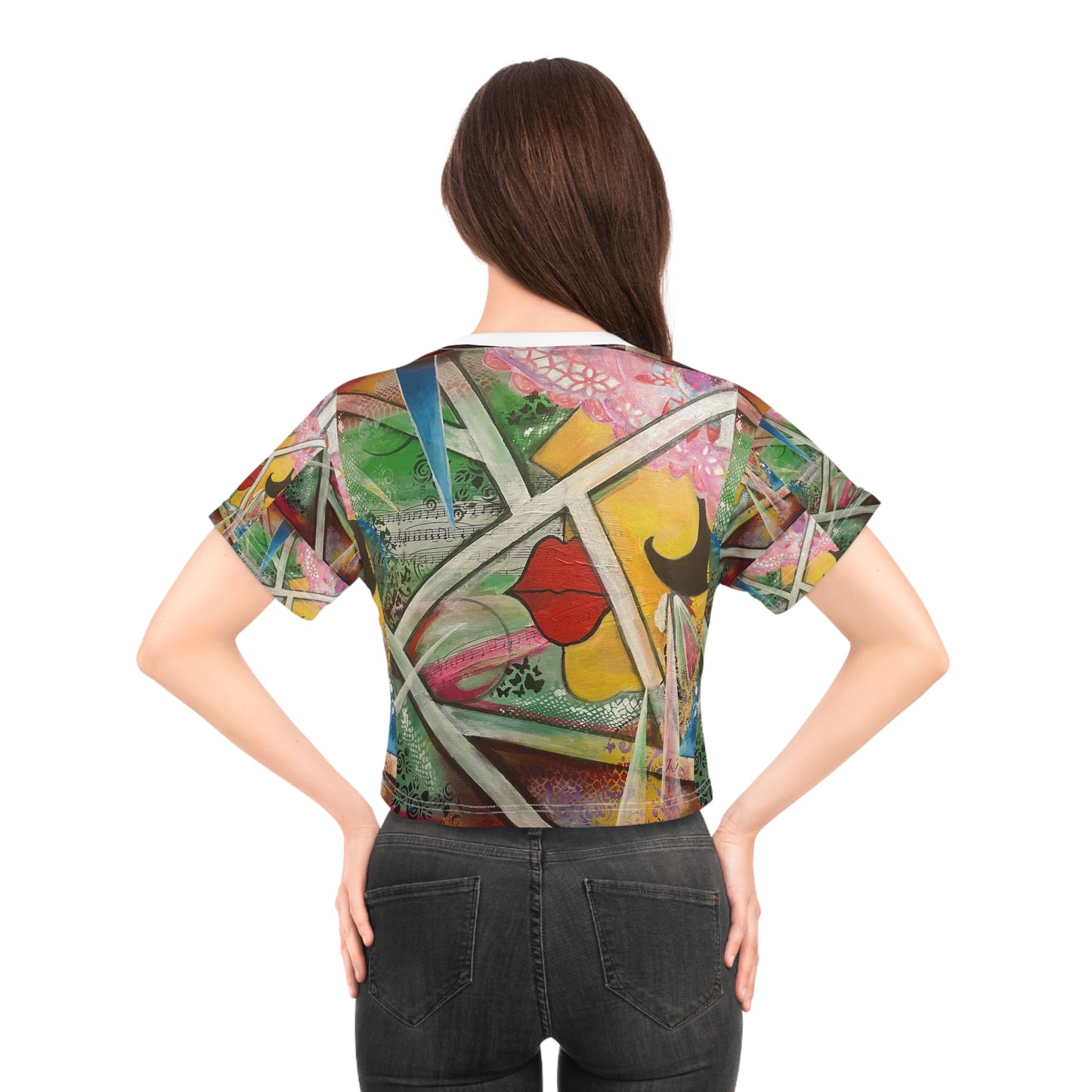 LITTLE MISS SUNSHINE Crop Tee (AOP)