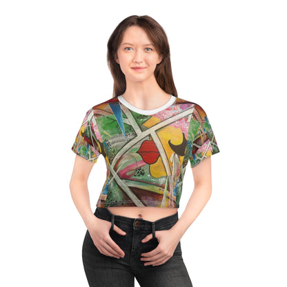 LITTLE MISS SUNSHINE Crop Tee (AOP)