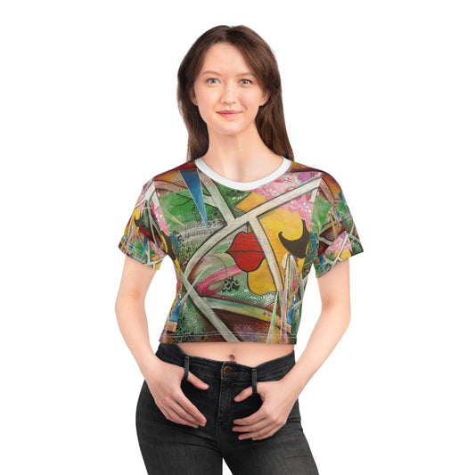 LITTLE MISS SUNSHINE Crop Tee (AOP)