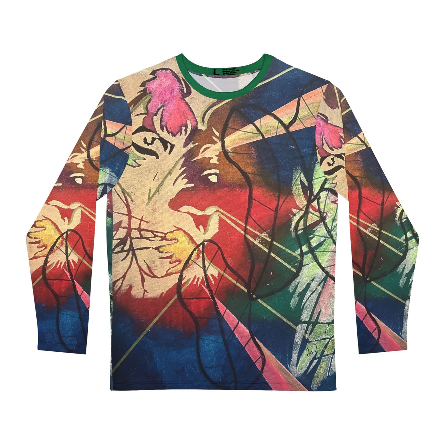 LION ENIGMA Men's Long Sleeve Shirt (AOP)