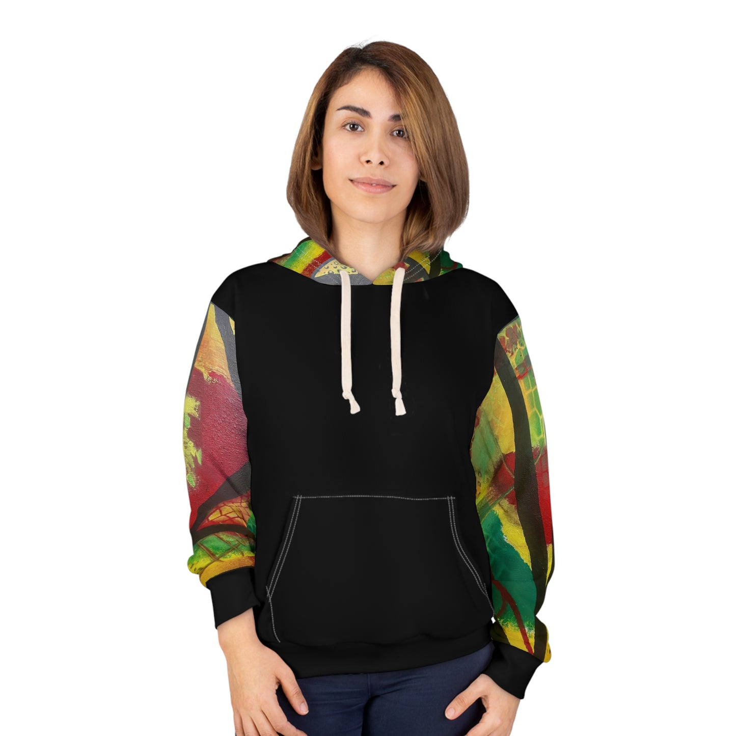JAMAICA COLOURS Unisex Pullover Hoodie (AOP)