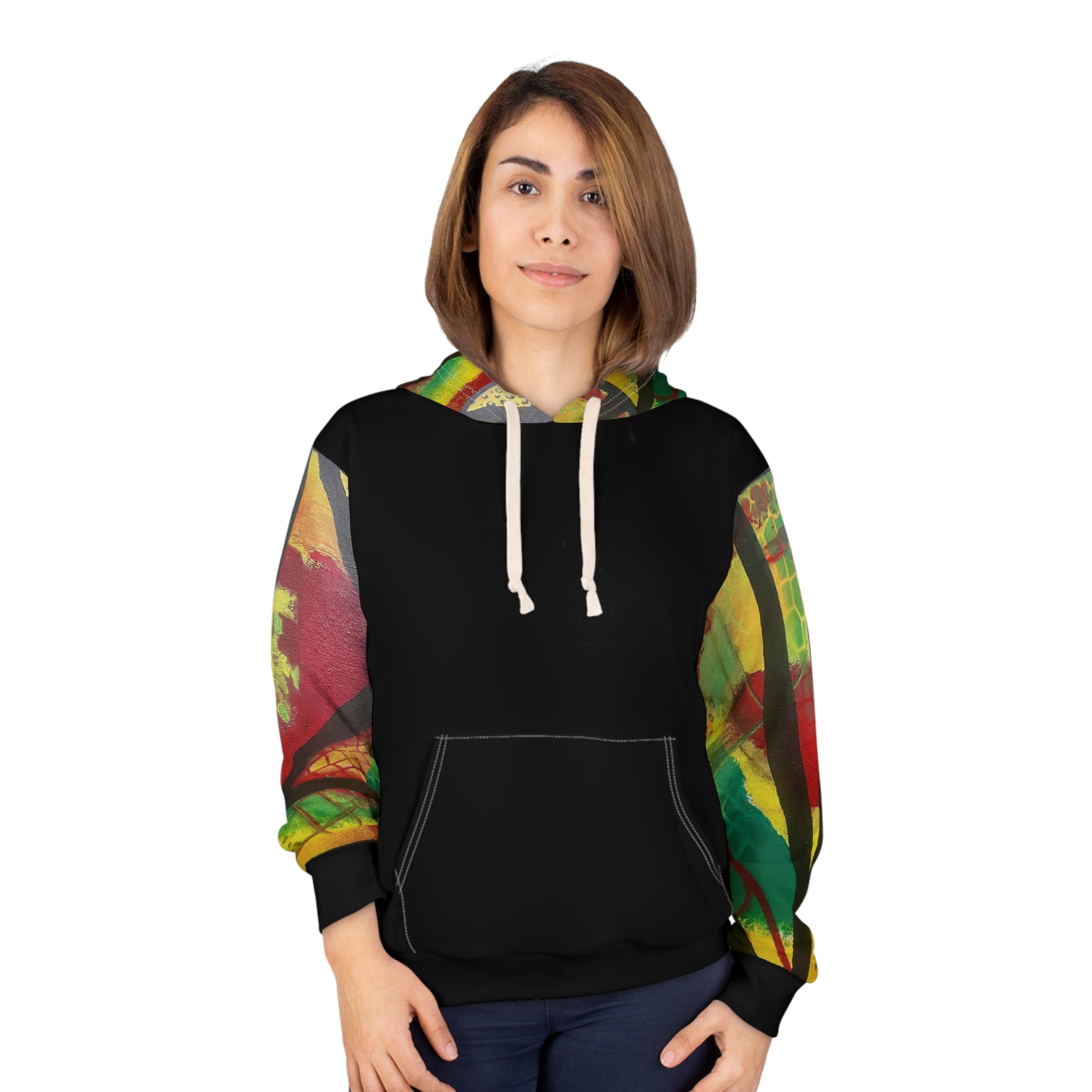 JAMAICA COLOURS Unisex Pullover Hoodie (AOP)