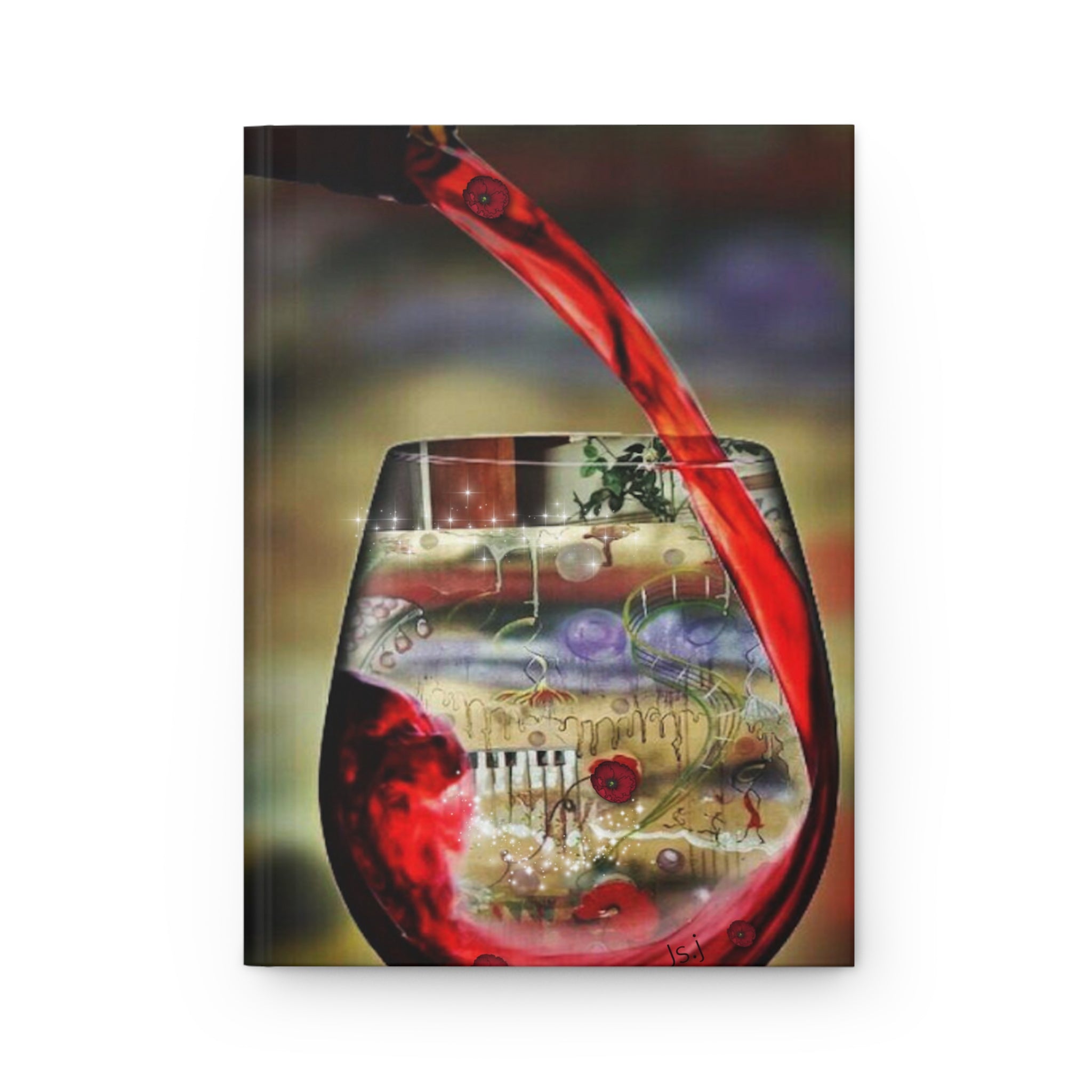 Hardcover Journal Matte - WINE O'CLOCK