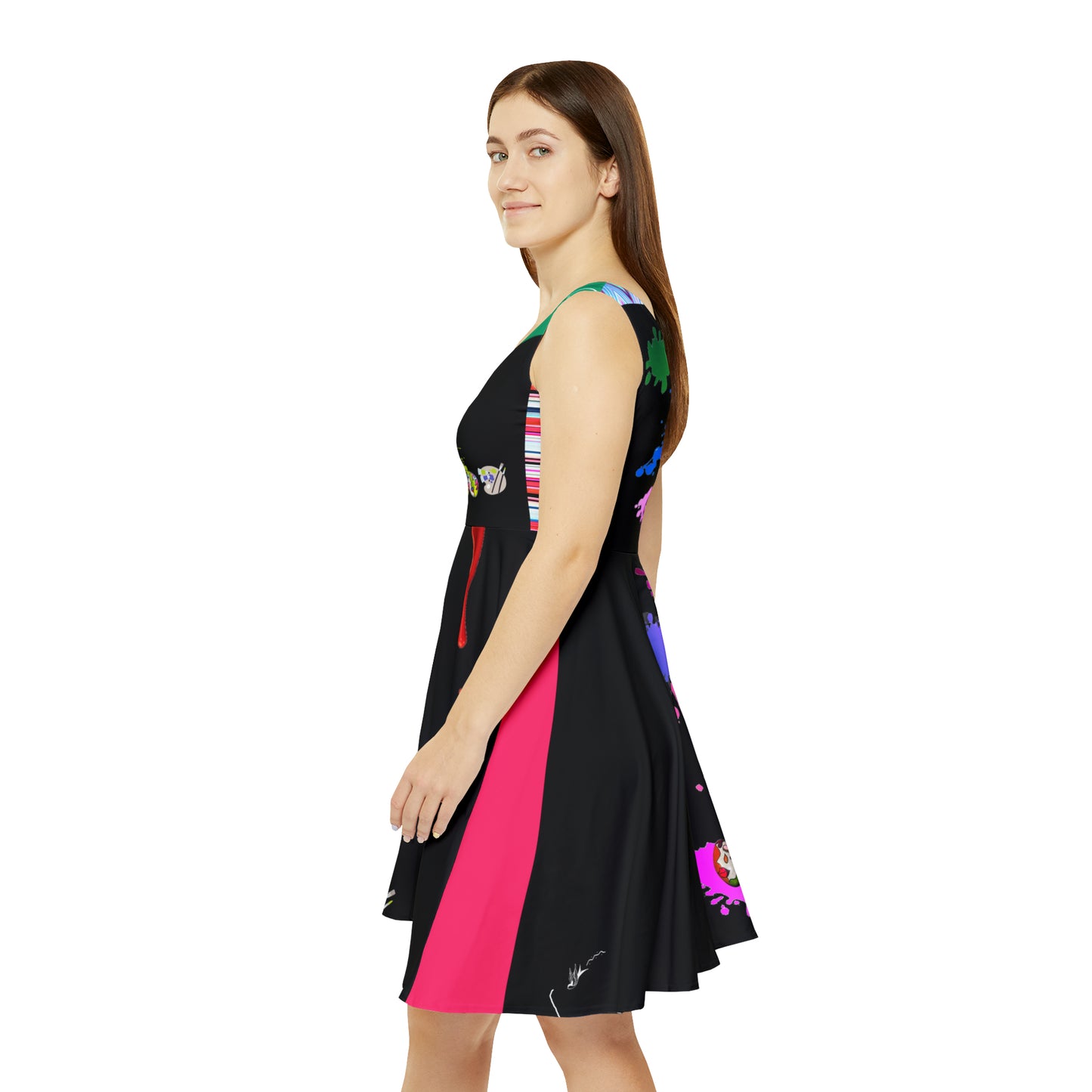 Women's Skater Dress (AOP) SPLODGE