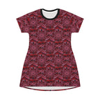 All Over Print T-Shirt Dress REDDIE PINKS