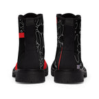 Men's Canvas Boots CHERRY & BLACK