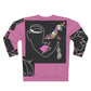 AOP Unisex Sweatshirt PINK PALETTE OF BLOOM