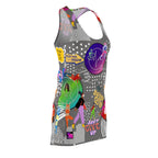 Women's Cut & Sew Racerback Dress SLAY IN GREY