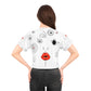 AOP Crop Tee KISS