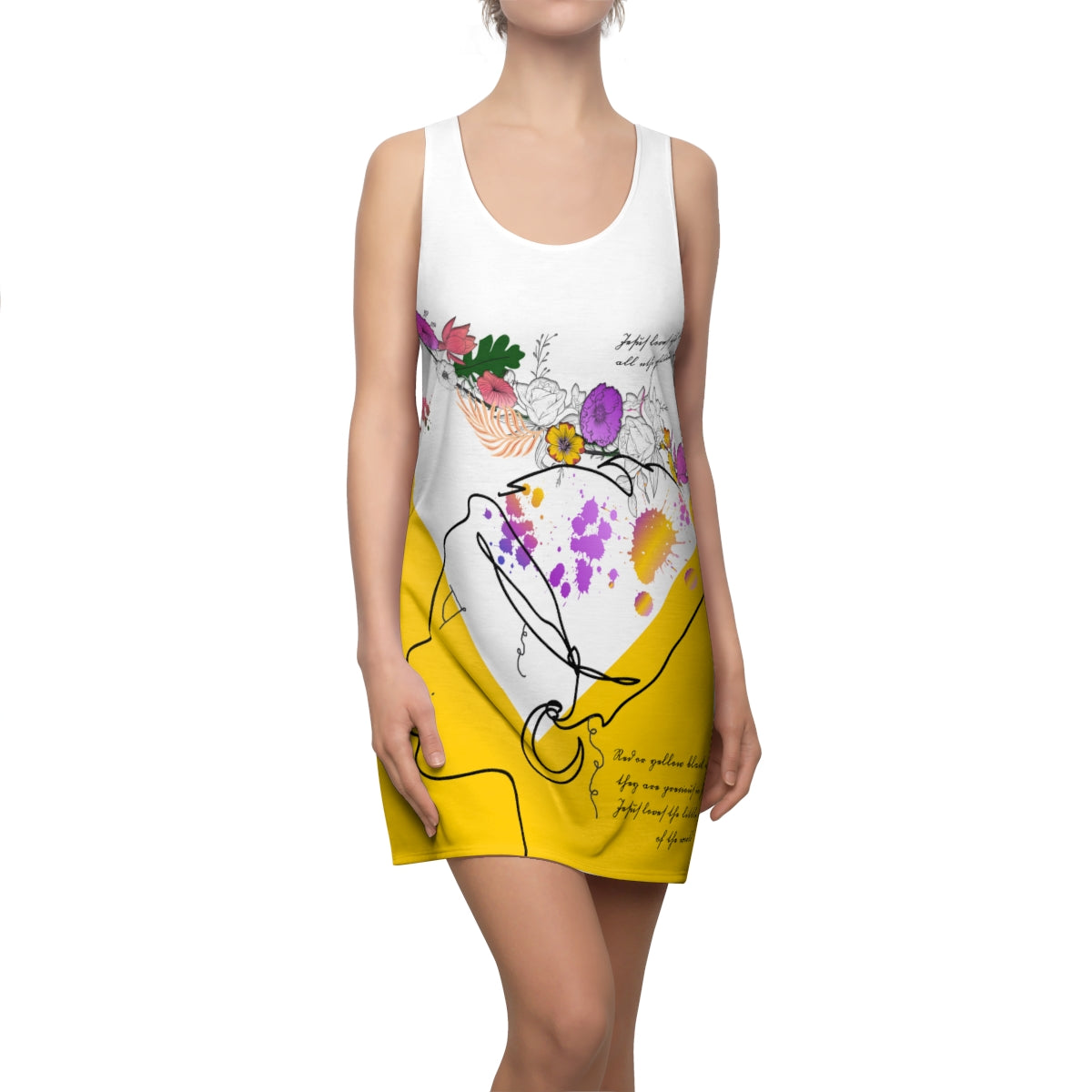 Women's Cut & Sew Racerback Dress YELLO INCLUSION