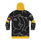 Women's Hoodie Dress (AOP) FACE DOODLES SQUARED