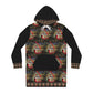 Women's Hoodie Dress (AOP) RED WINE