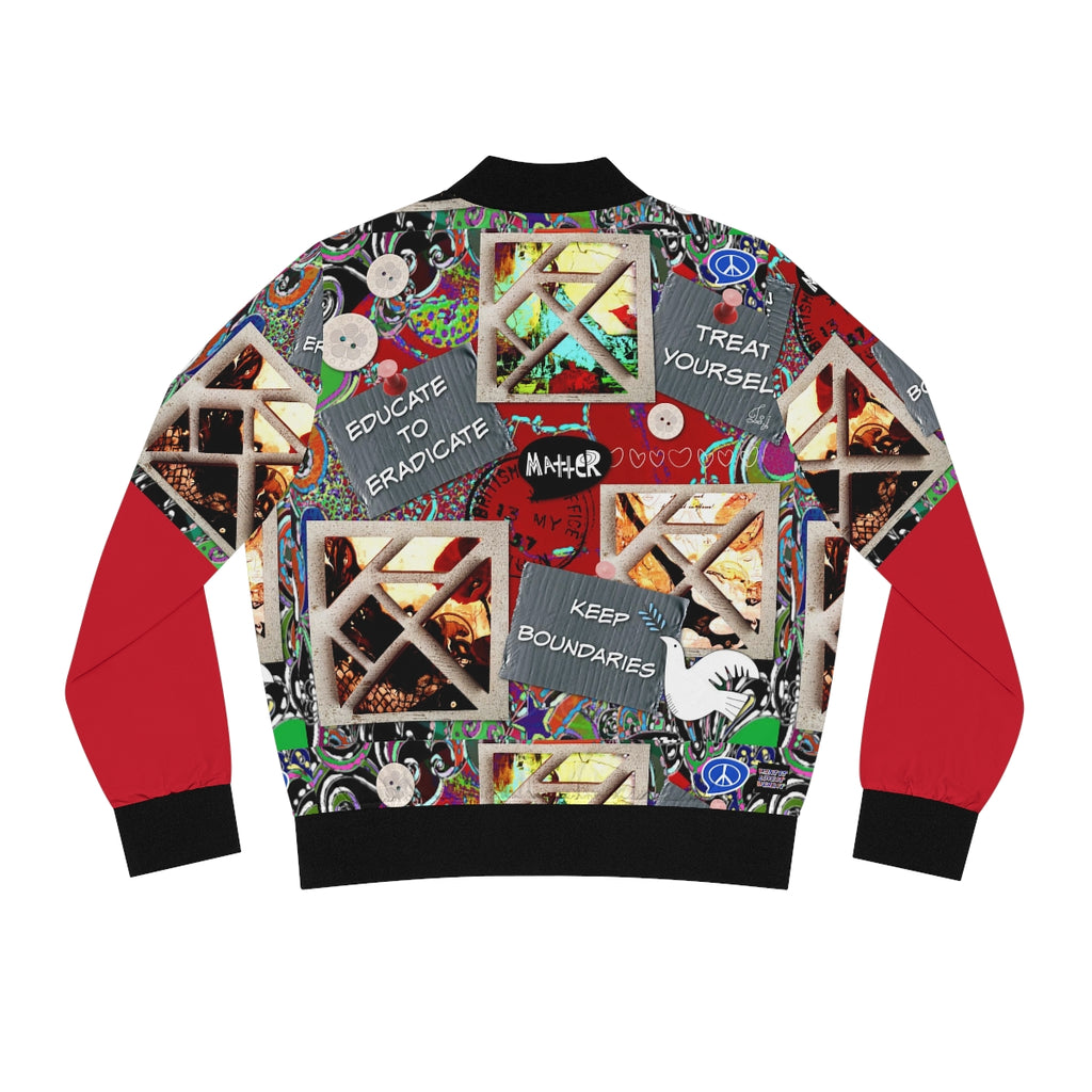 Women's Bomber Jacket (AOP) TIPS 4 LIFE