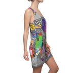Women's Cut & Sew Racerback Dress SLAY IN GREY