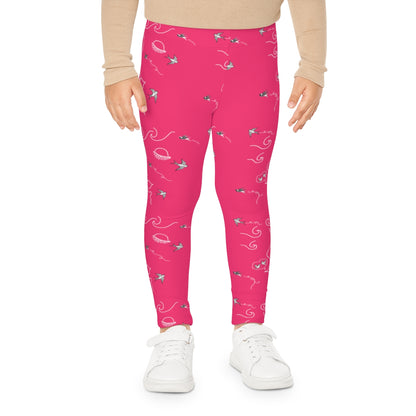 Kids Leggings (AOP) SWALLOWS