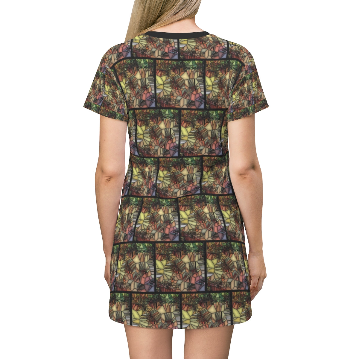 All Over Print T-Shirt Dress ENIGMA
