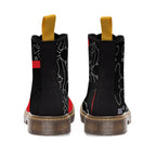 Men's Canvas Boots CHERRY & BLACK