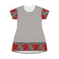 All Over Print T-Shirt Dress luminous