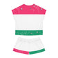 Women's Short Pajama Set (AOP) SWALLOWS