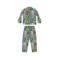Women's Satin Pajamas (AOP) CUBA FLOWERS