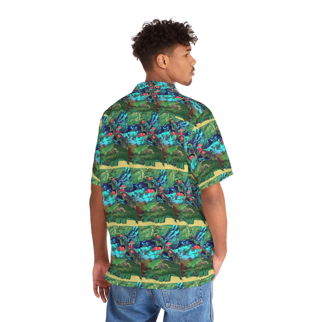 Men's Hawaiian Shirt (AOP) BLOSSOM TREE