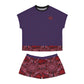 Women's Short Pajama Set (AOP) PURPLE EXTREME