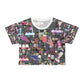 AOP Crop Tee DRINKS