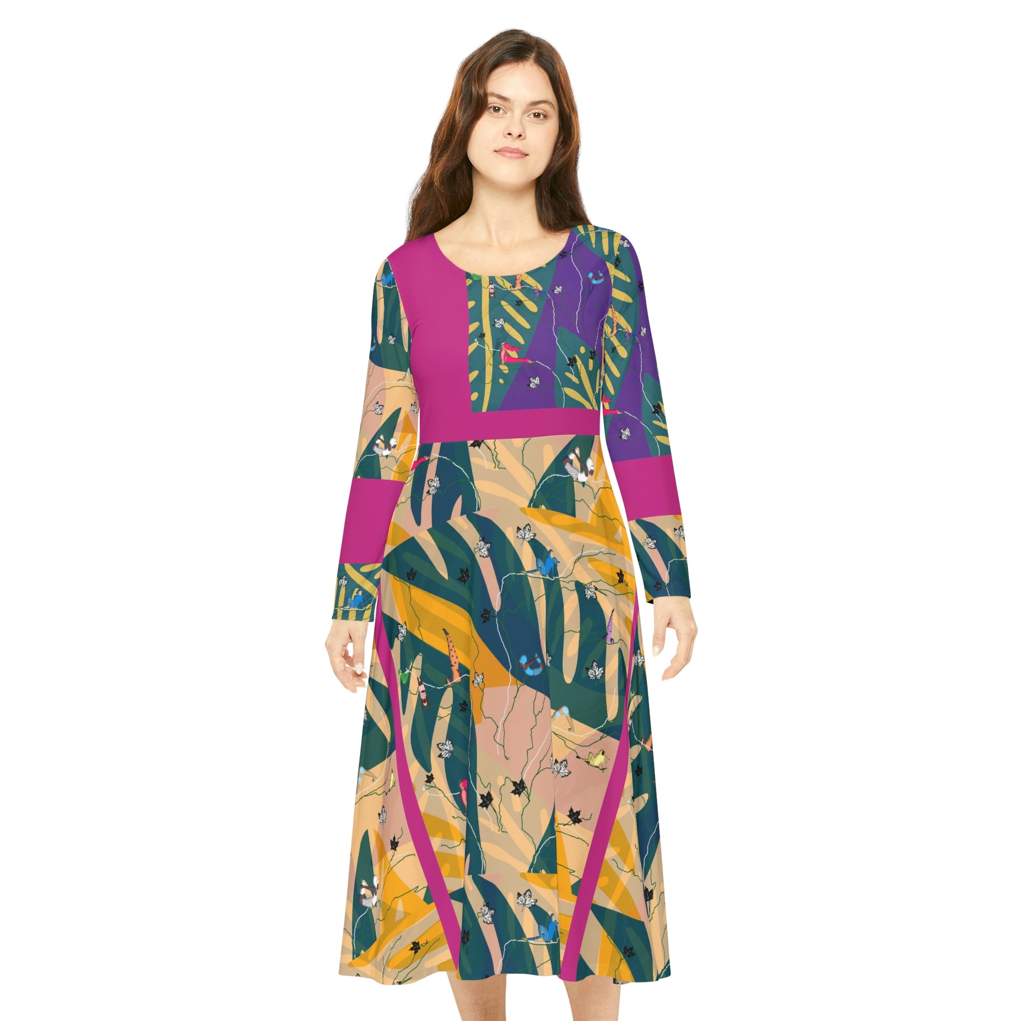 Women's Long Sleeve Dance Dress CLARISSA