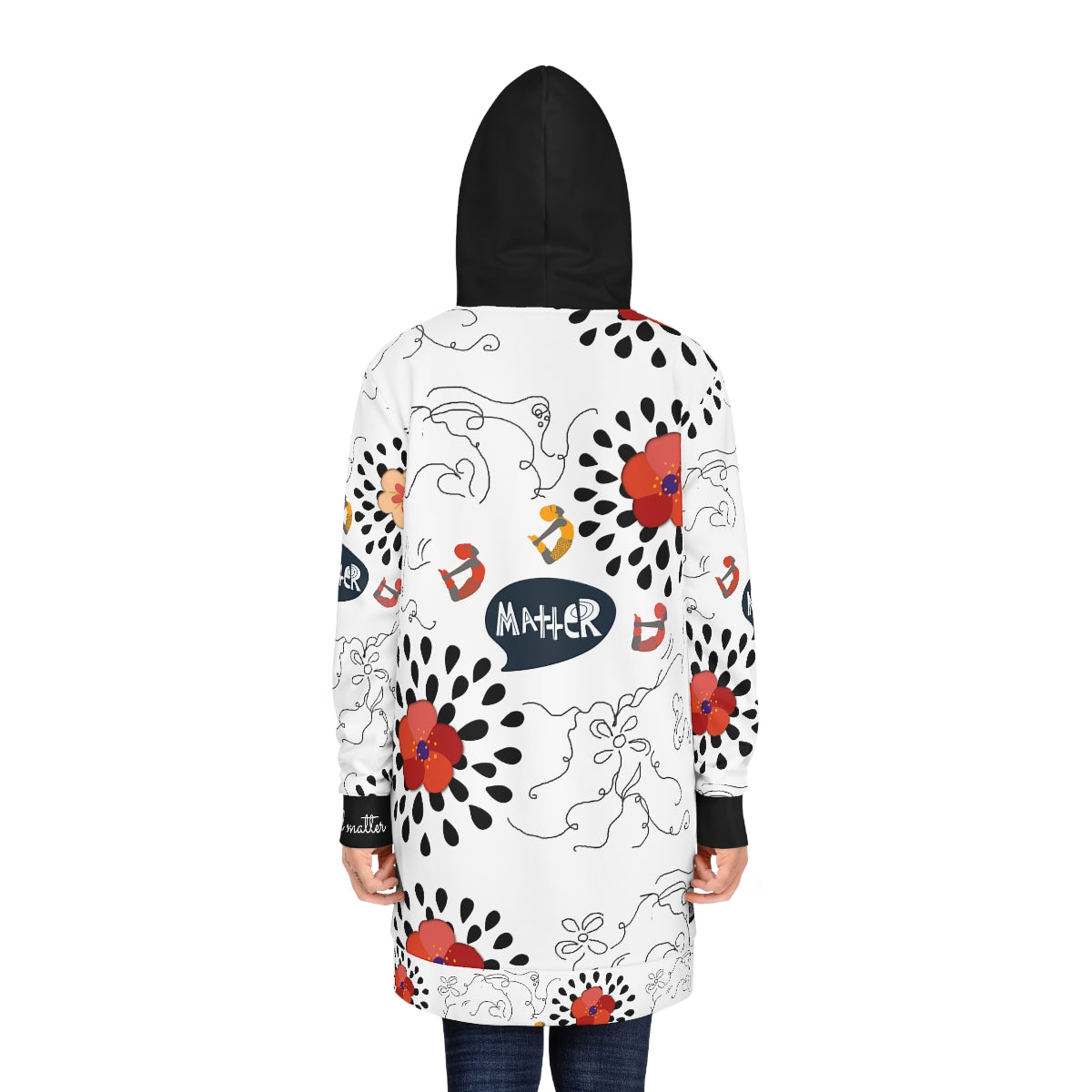 Women's Hoodie Dress (AOP) MATTER