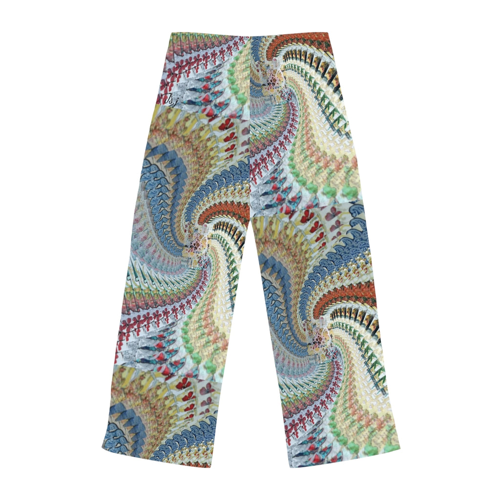Women's Pajama Pants (AOP) SWIRLY