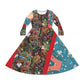 Women's Long Sleeve Dance Dress (AOP)  CARMEN