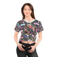 AOP Crop Tee DRINKS