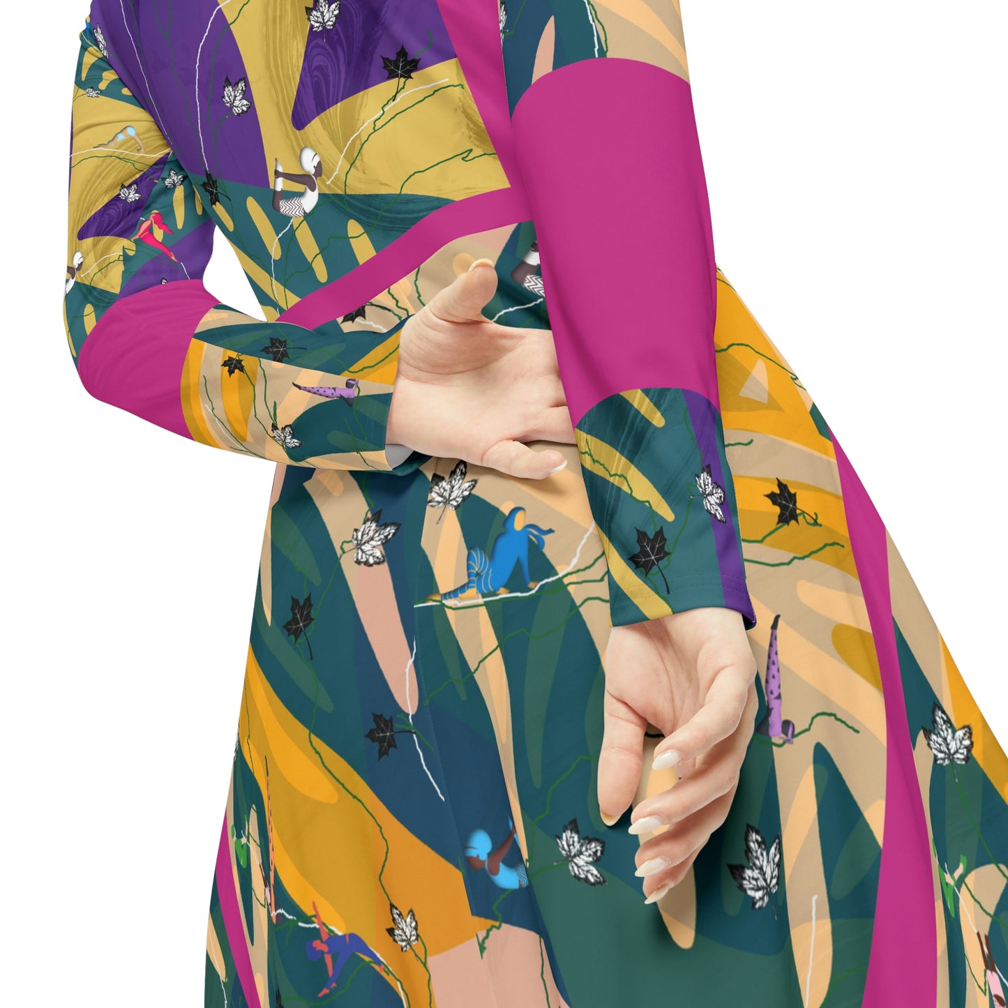 Women's Long Sleeve Dance Dress CLARISSA