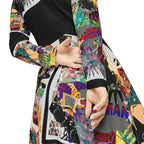 Women's Long Sleeve Dance Dress (AOP) MARCIA