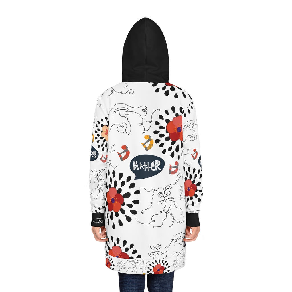 Women's Hoodie Dress (AOP) MATTER