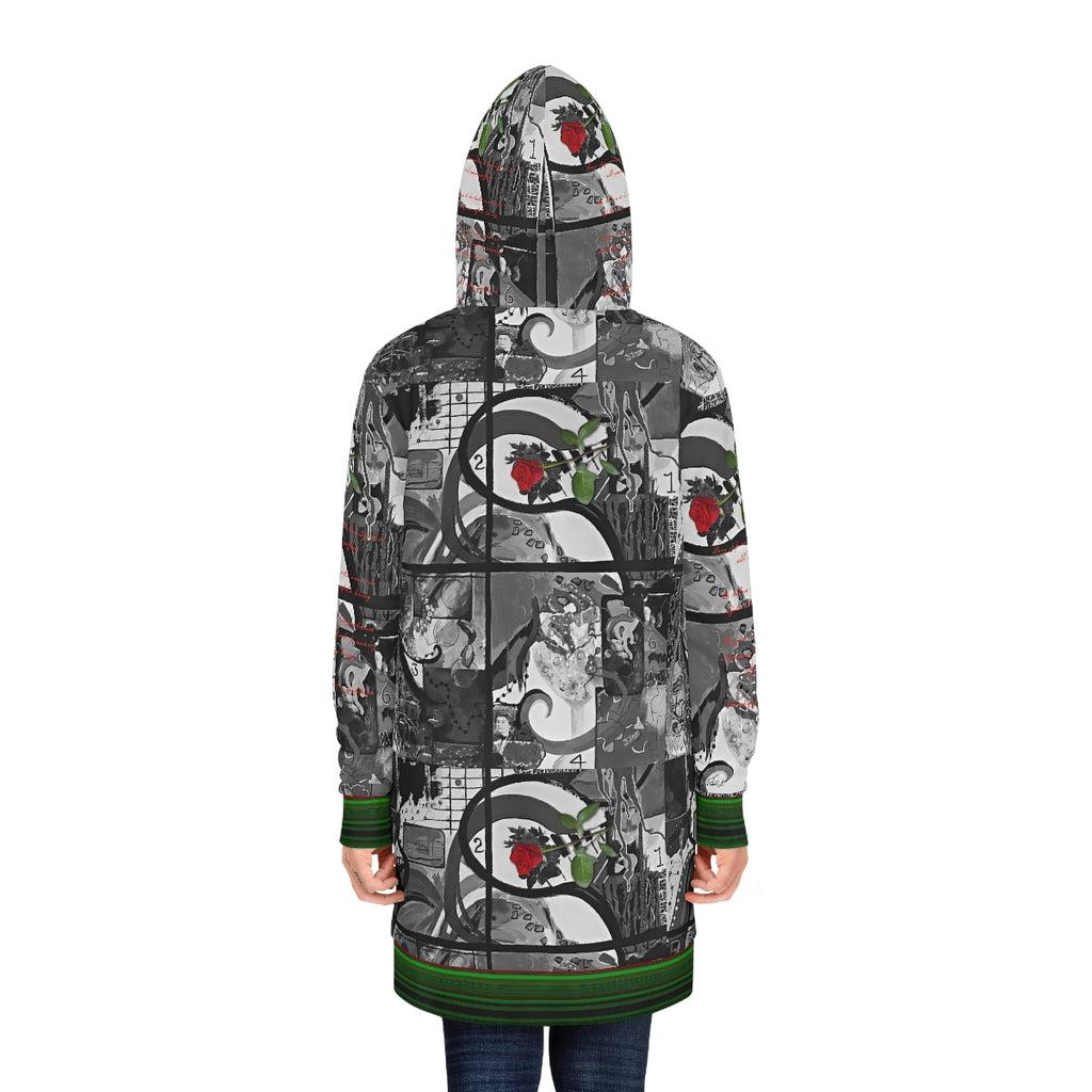 Women's Hoodie Dress (AOP) ROSE & GREEN