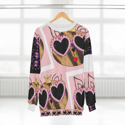 AOP Unisex Sweatshirt PRINCESS CAT
