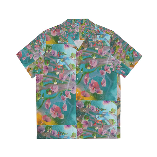 Men's Hawaiian Shirt (AOP) CUBA FLOWERS