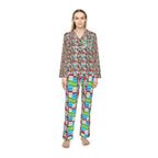 Women's Satin Pajamas (AOP) FLORAL DREAM