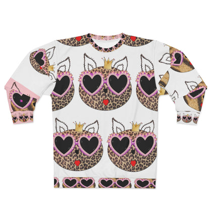 AOP Unisex Sweatshirt PRINCESS CAT