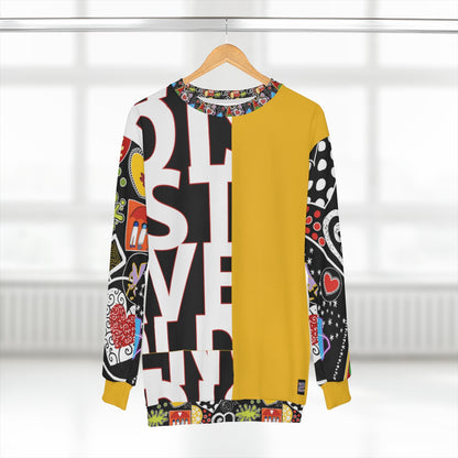 AOP Unisex Sweatshirt WORDS SPLAT