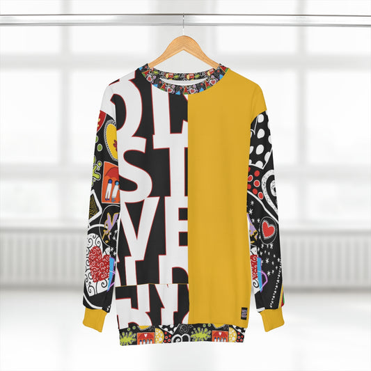 AOP Unisex Sweatshirt WORDS SPLAT
