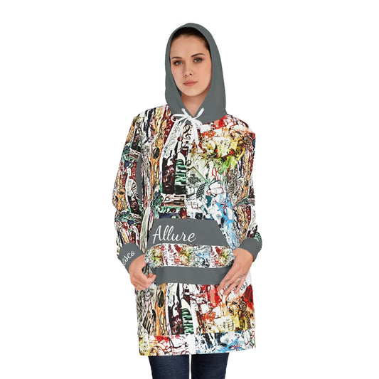 Women's Hoodie Dress (AOP) ALLURE ALFRESCO