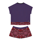 Women's Short Pajama Set (AOP) PURPLE EXTREME