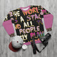 AOP Unisex Sweatshirt STAGE WORDS