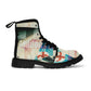 WOMEN'S CANVAS BOOTS (AOP) VINTAGE LONDON