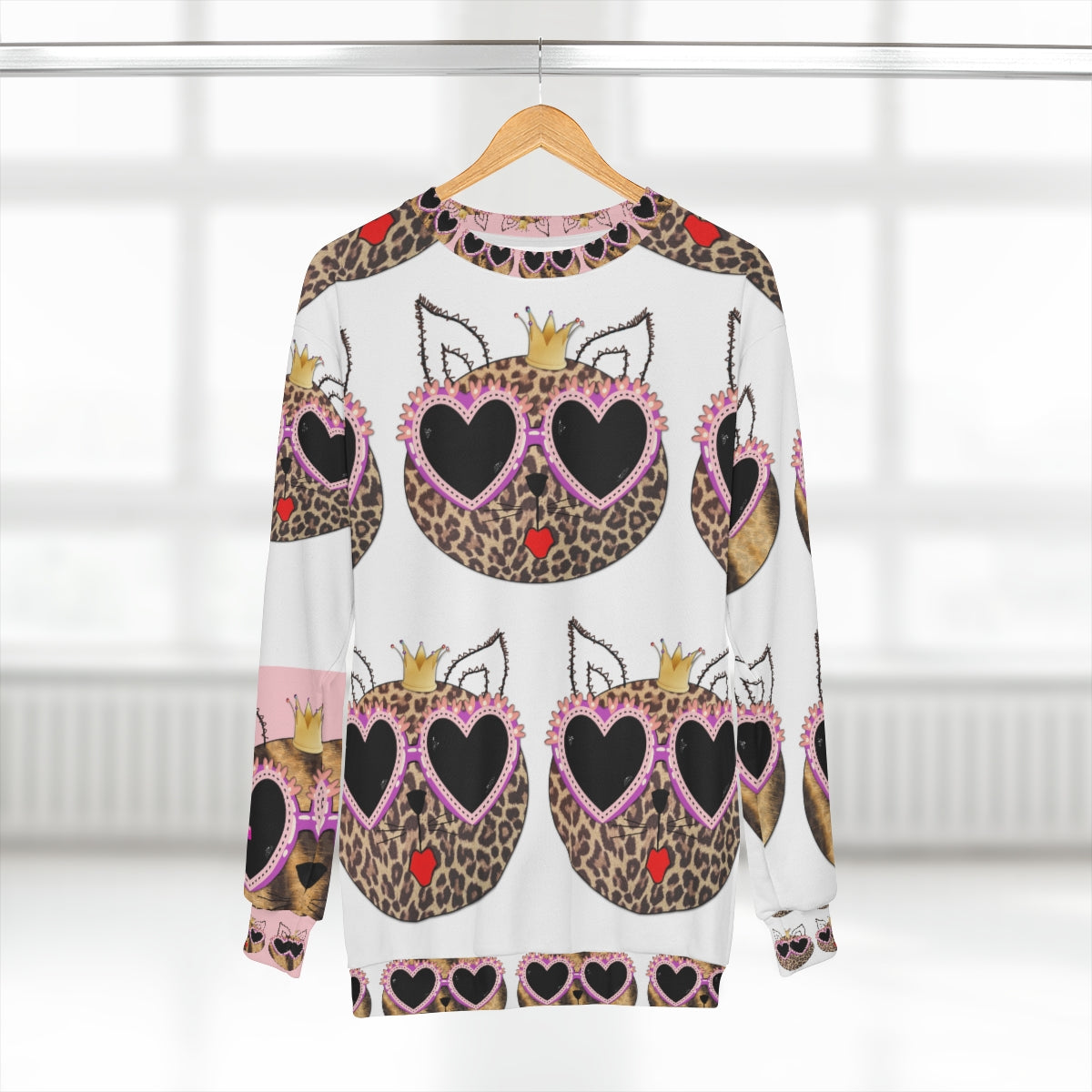 AOP Unisex Sweatshirt PRINCESS CAT