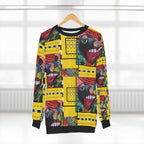 AOP Unisex Sweatshirt PEBBLE TONGUE ART
