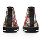 Women's High Top Sneakers RETRO ART