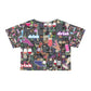 AOP Crop Tee DRINKS